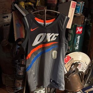 Nike NBA Swingman OKC Westbrook Jersey - Gray